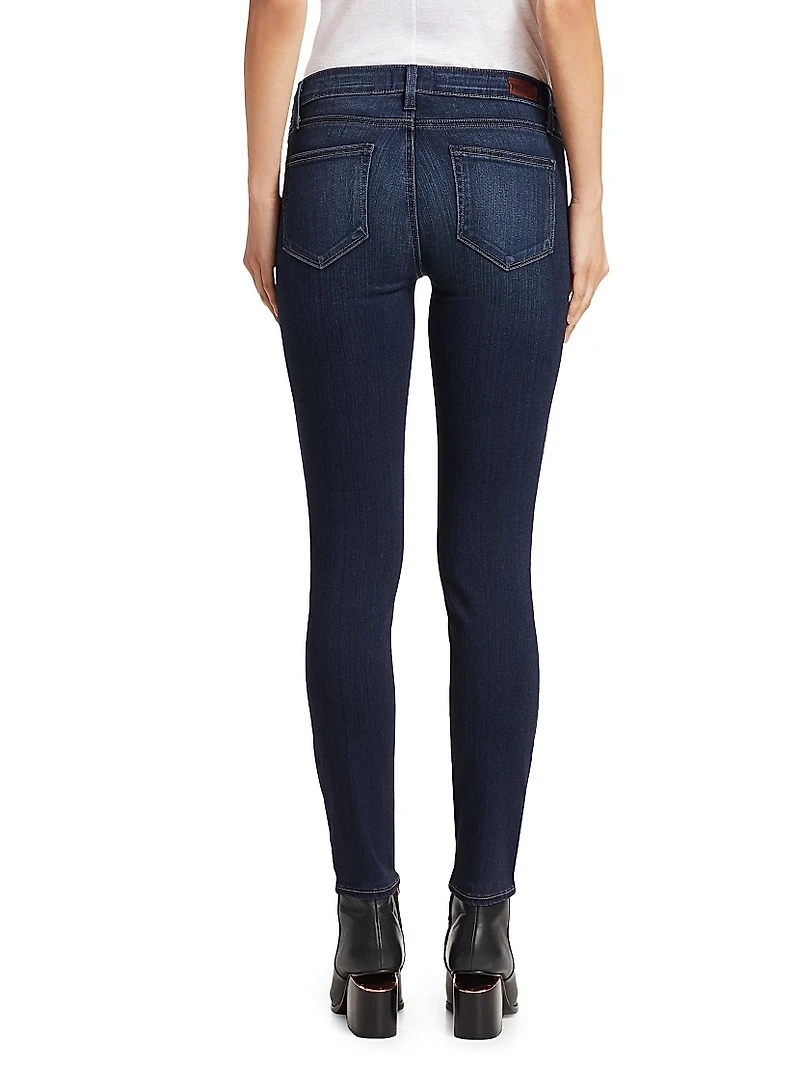 Verdugo Transcend Mid-Rise Ankle Skinny Jeans