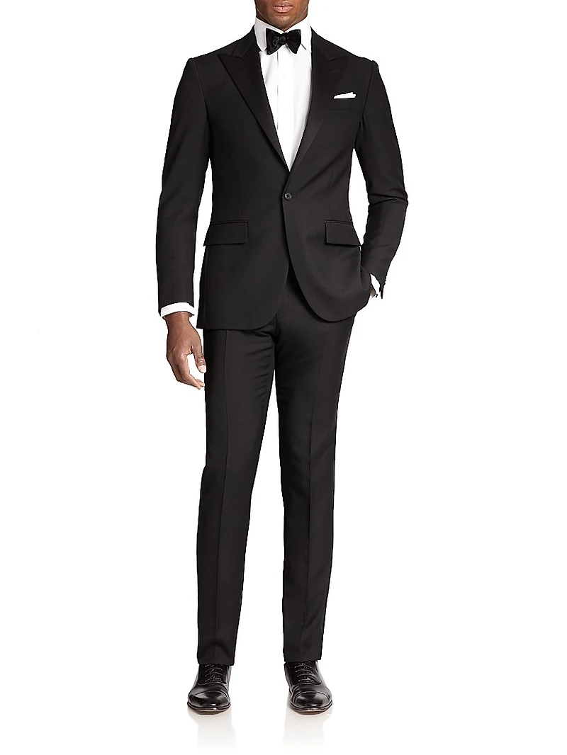 Polo Peaked-Lapel Tuxedo