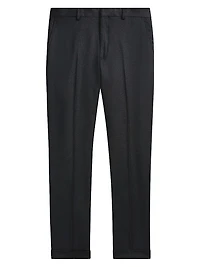 Wool Twill Slim-Fit Trousers