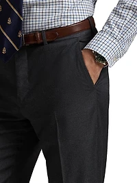 Wool Twill Slim-Fit Trousers