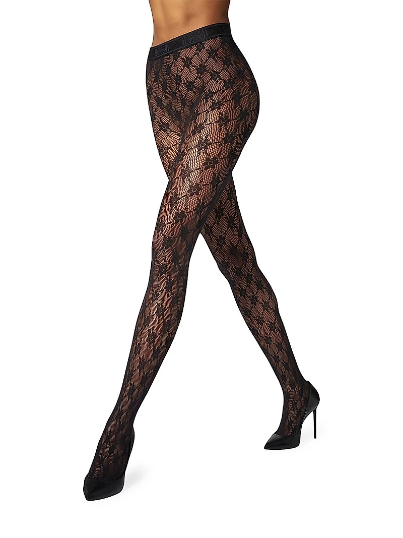 Rose Sheer Tights