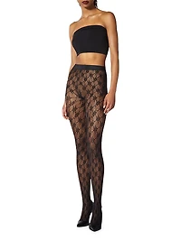 Rose Sheer Tights