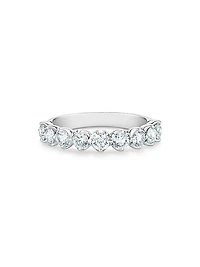 Allegria 18K White Gold & Diamond Half-Band Eternity Ring
