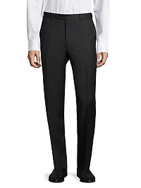 Regular-Fit Wool Pants