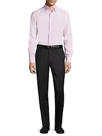 Regular-Fit Wool Pants