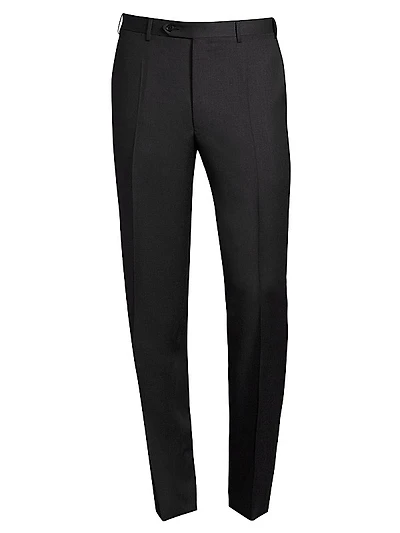 Regular-Fit Wool Pants