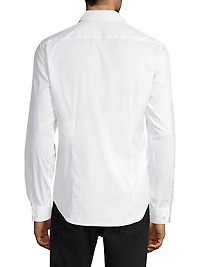 Sylvain Wealth Poplin Long-Sleeve Shirt