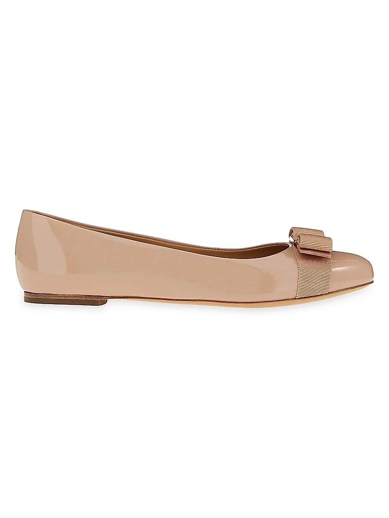 Varina Patent Leather Ballet Flats