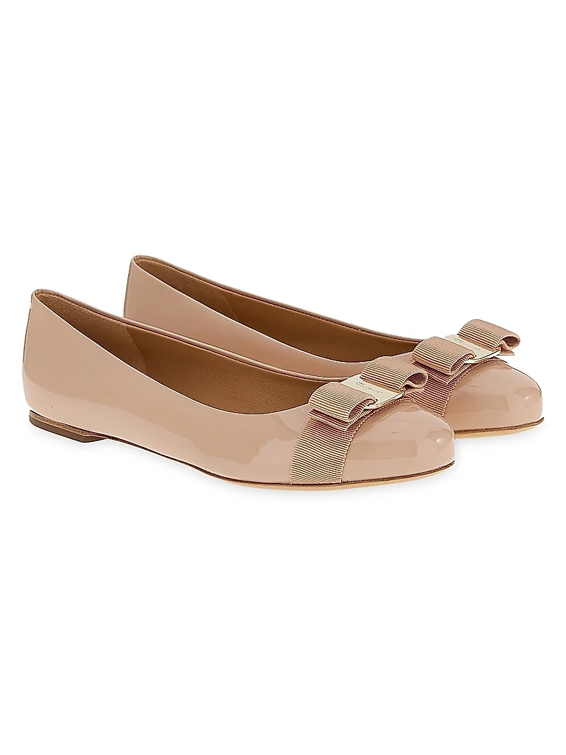 Varina Patent Leather Ballet Flats