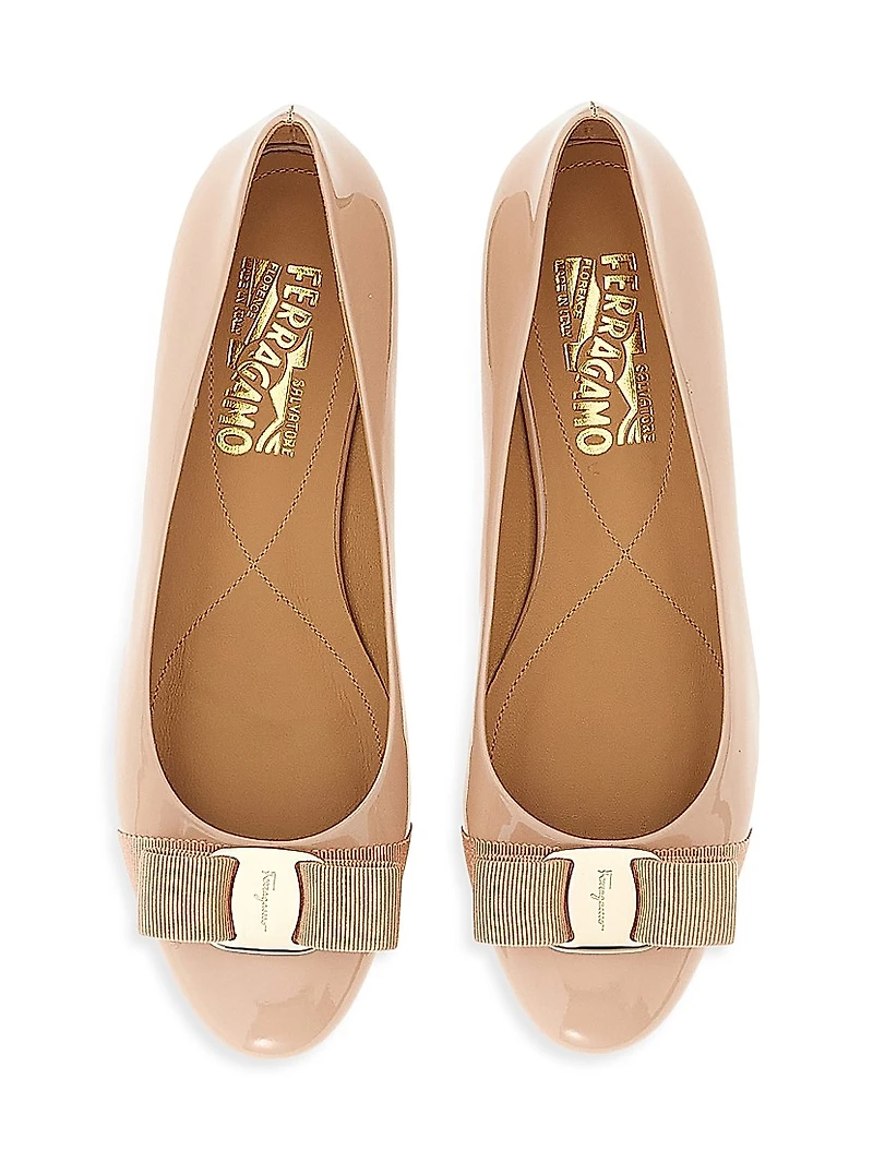 Varina Patent Leather Ballet Flats