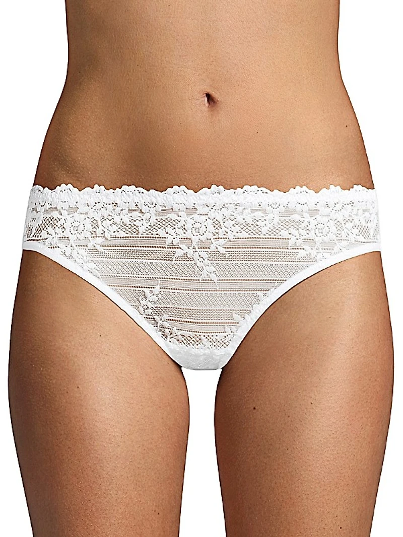Embrace Lace Bikini-Cut Briefs