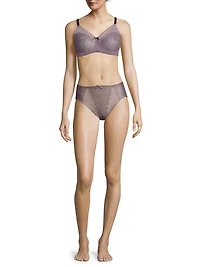 Retro Chic Full-Coverage Underwire Bra