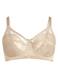 Retro Chic Full-Coverage Underwire Bra