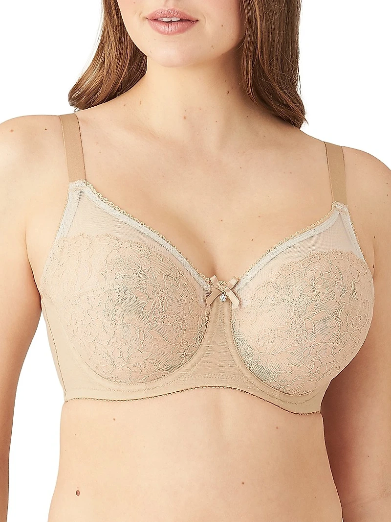 Retro Chic Full-Coverage Underwire Bra