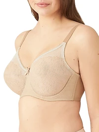 Retro Chic Full-Coverage Underwire Bra