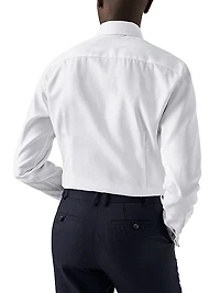 Contemporary-Fit Cavalry Twill French-Cuff Dress Shirt