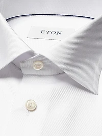 Contemporary-Fit Cavalry Twill French-Cuff Dress Shirt