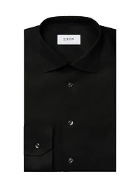 Slim-Fit Twill Dress Shirt
