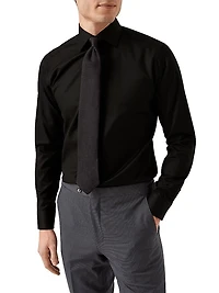 Slim-Fit Twill Dress Shirt