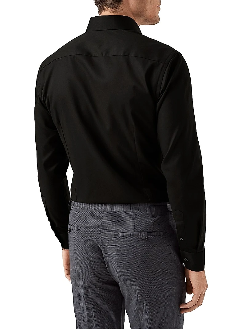 Slim-Fit Twill Dress Shirt