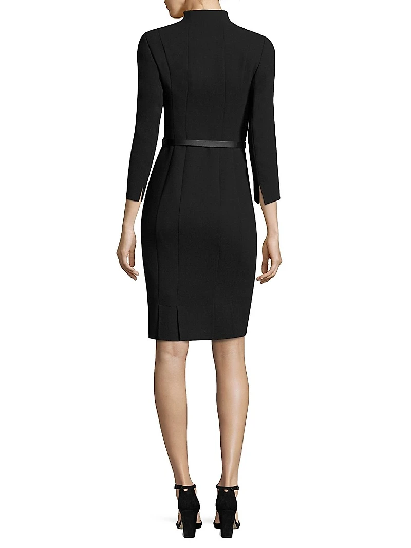 Belted Sheath Dress