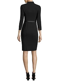 Belted Sheath Dress