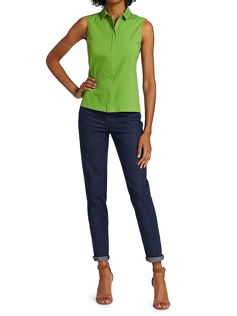 Magda Elasticized Cuffed Trousers