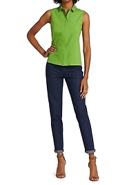 Magda Elasticized Cuffed Trousers