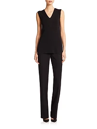 Carole Double-Face Wool Pants