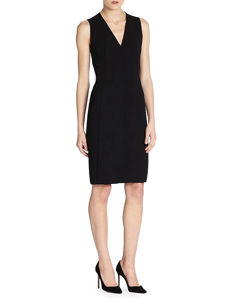 Architecture Collection Double-Face Wool Dress