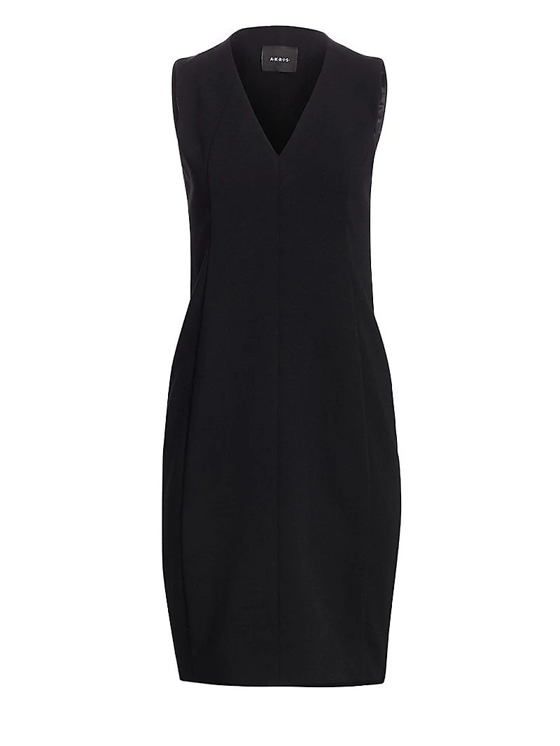 Architecture Collection Double-Face Wool Dress