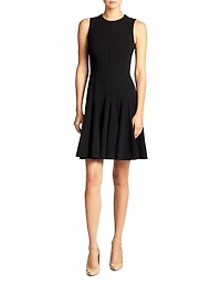 Double-Face Flare Dress
