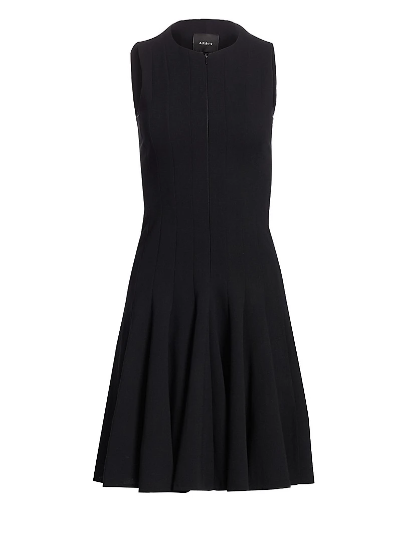 Double-Face Flare Dress