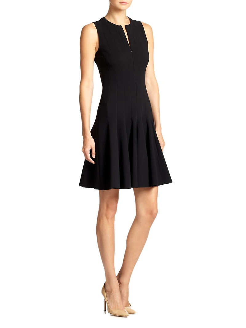 Double-Face Flare Dress