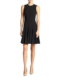 Double-Face Flare Dress
