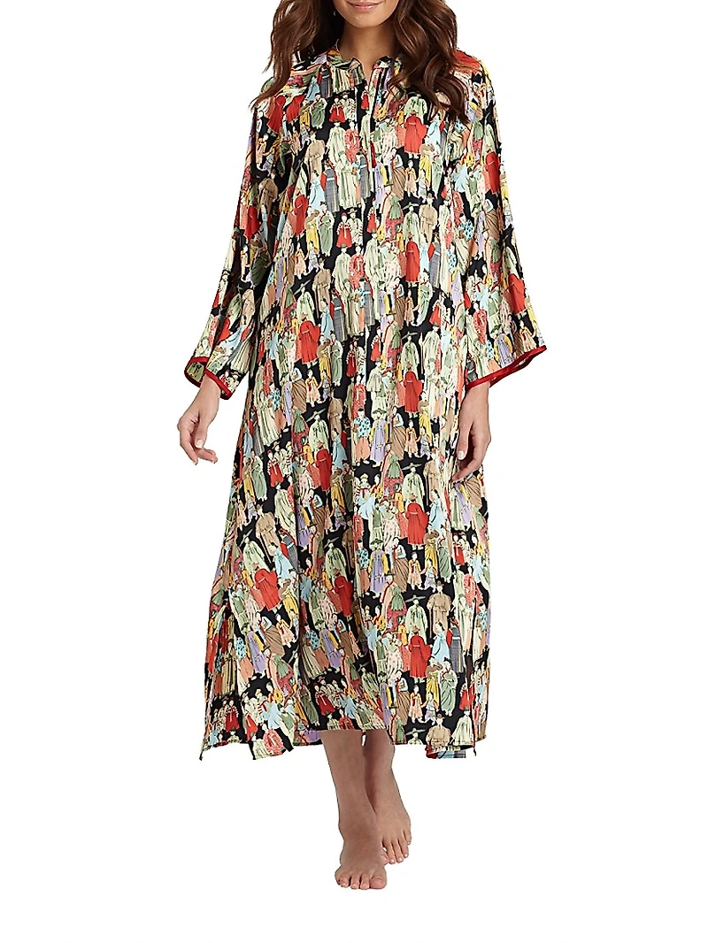 Dynasty Zip Nightgown