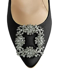 Hangisi 105MM Embellished Satin Pumps