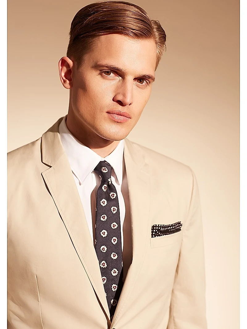 Regular-Fit Cotton Long-Sleeve Dress Shirt