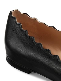 Lauren Leather Ballet Flats