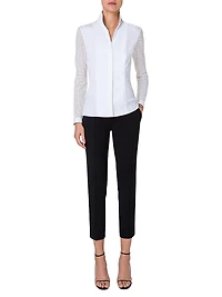 Elements Mesh-Sleeve Blouse