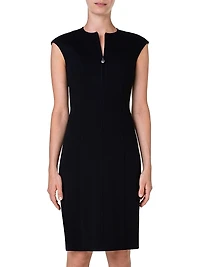 Essentials Jersey Cap-Sleeve Sheath