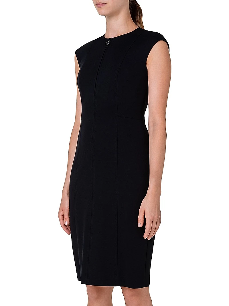 Essentials Jersey Cap-Sleeve Sheath