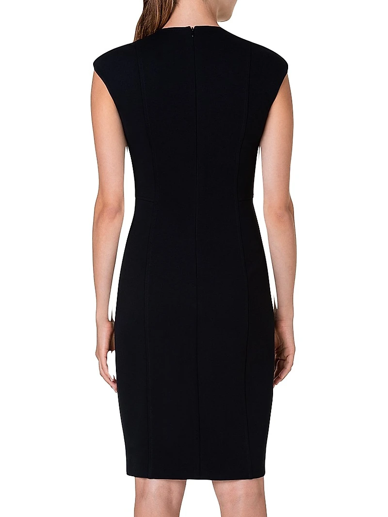 Essentials Jersey Cap-Sleeve Sheath