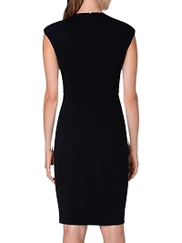 Essentials Jersey Cap-Sleeve Sheath