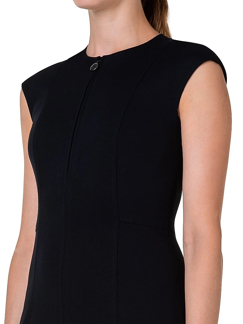 Essentials Jersey Cap-Sleeve Sheath