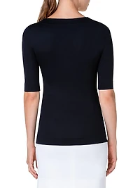 Elements Jersey Square Neck Top