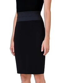 Essentials High-Waist Pencil Skirt
