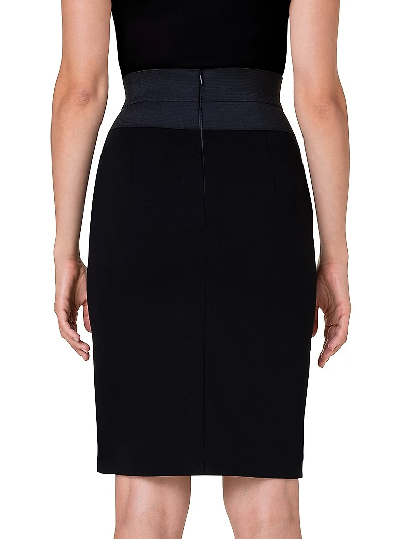 Essentials High-Waist Pencil Skirt