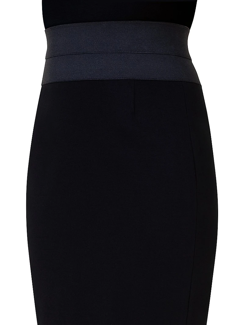 Essentials High-Waist Pencil Skirt