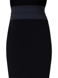 Essentials High-Waist Pencil Skirt